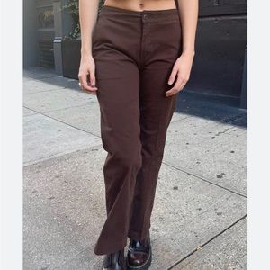 Brandy Melville Brown Jada Pants Size S